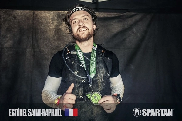 Alban Tonin médaille Spartan Race