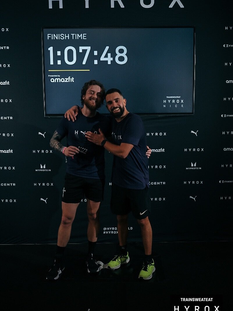 Alban Tonin HYROX Nice 2026 chrono 1h07