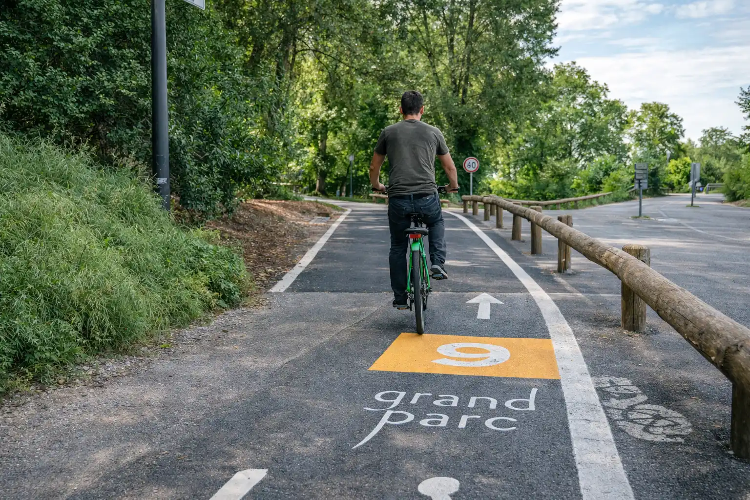 Voie Lyonnaise 9 piste cyclable Lyon
