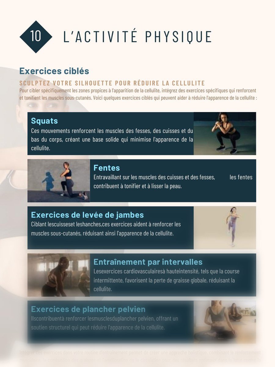 Aperçu programmes sport anti-cellulite